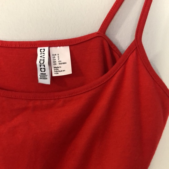 H&M | Red Cotton A-line Mini - Picture 4 of 4